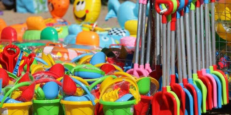 essential beach plastic tools for kids in outdoor shop